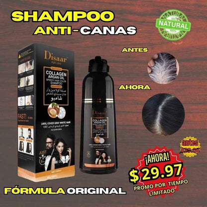 👋 ADIÓS A LAS CANAS - SHAMPOO ANTI CANAS FÓRMULA ORIGINAL 🌱