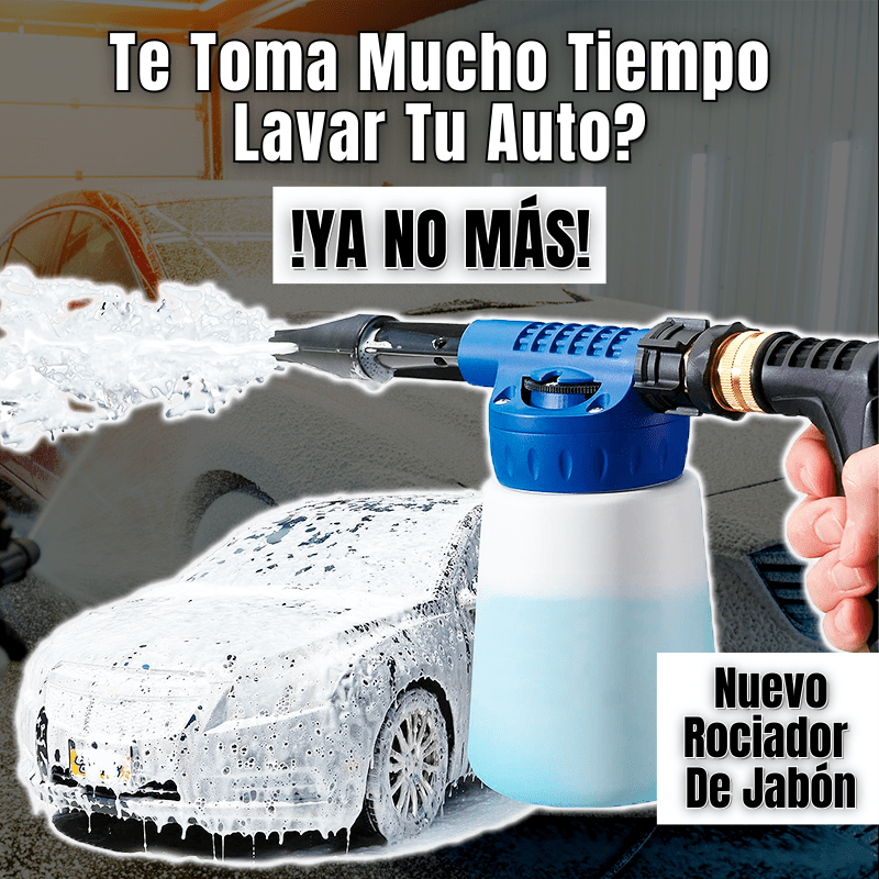 🧼🚗PULVERIZADOR DE JABÓN, LAVADOS PROFESIONALES EN CASA🏍️✨