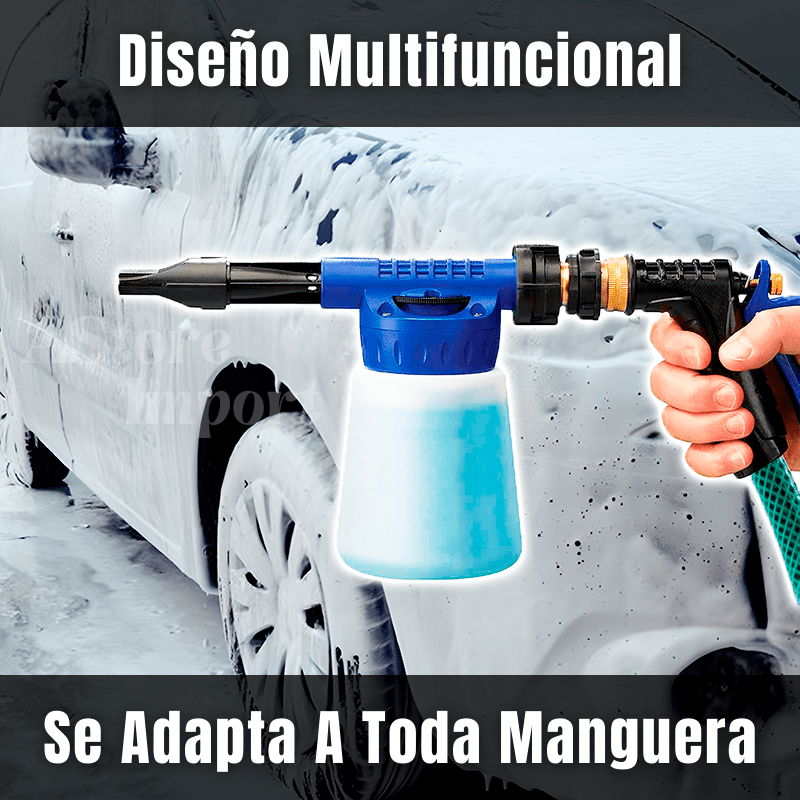 🧼🚗PULVERIZADOR DE JABÓN, LAVADOS PROFESIONALES EN CASA🏍️✨