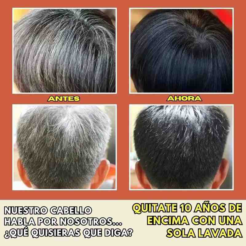 👋 ADIÓS A LAS CANAS - SHAMPOO ANTI CANAS FÓRMULA ORIGINAL 🌱