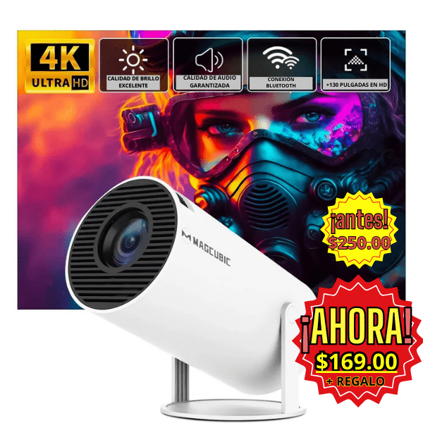 PROYECTOR 4k Ultra HD - Peliculas y Series en Alta Definición